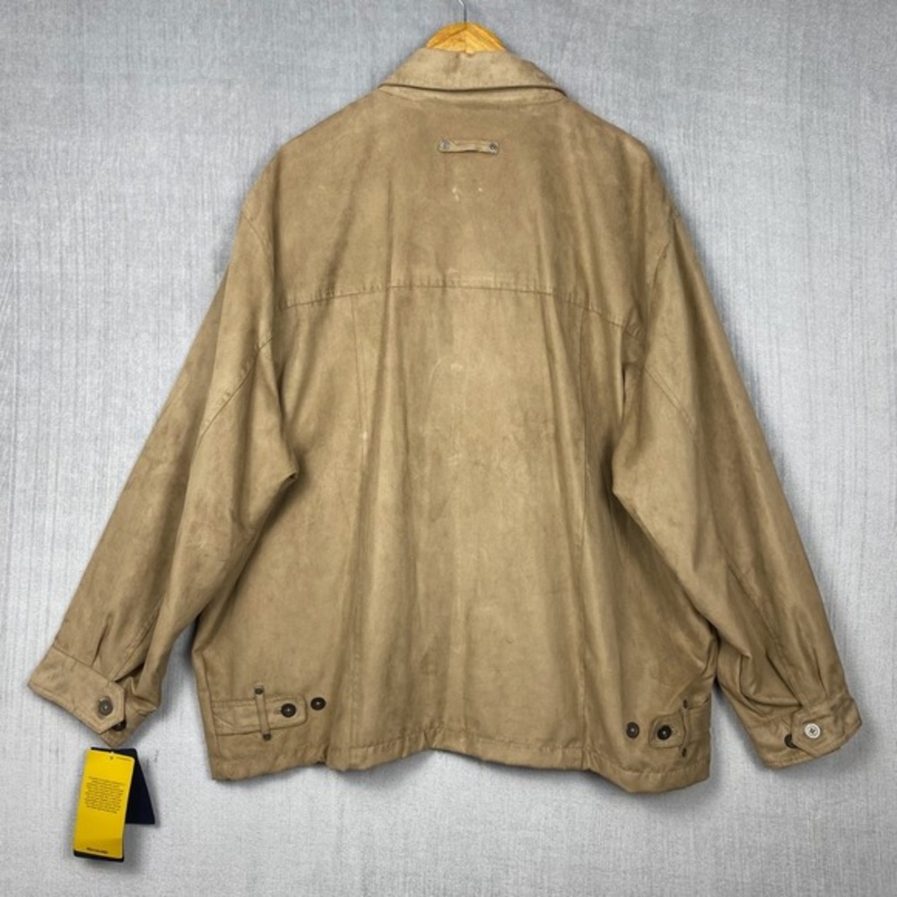 Roundtree & Yorke Jacket Mens 2X Microsuede Harrington Wind Water Resistant - Picture 2 of 15